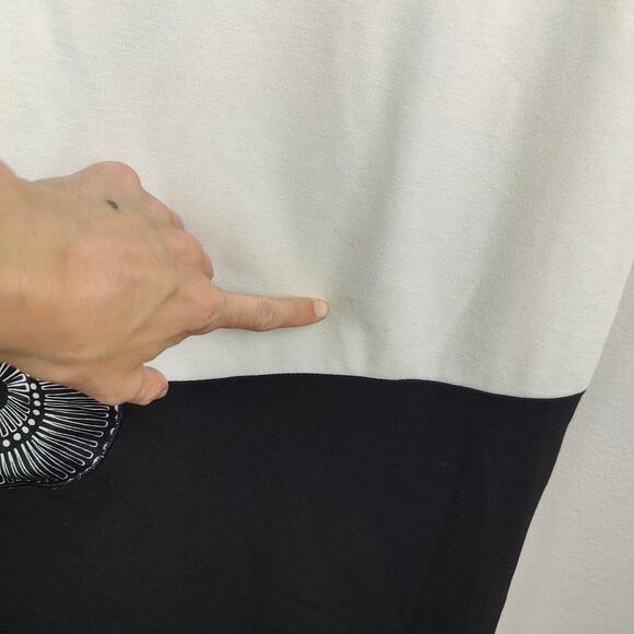 Desigual Sally Shift Dress Womens Medium White‎ Circle Print Mini Sleeveless - Picture 5 of 12